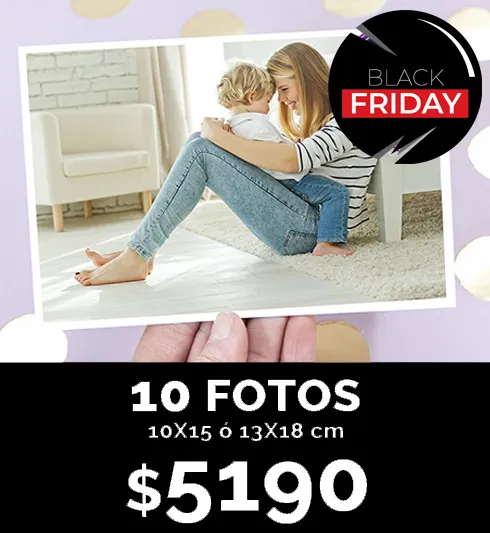 10 fotos de 10x15 o 13x18