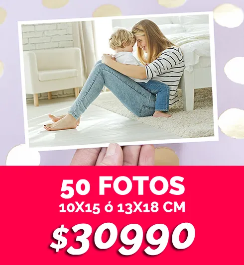 50 Fotos 10 x 15 o 13x18